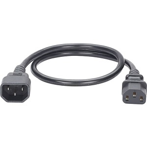 Panduit NPCA11-X Non-Locking Power Cord, IEC C14 to IEC C13