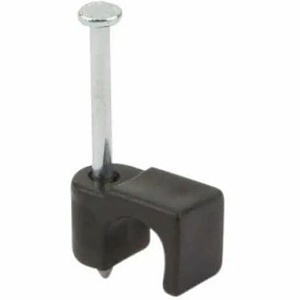 Dottie PLX250B Coaxial Strap, 1/4", Black, Pack of 400