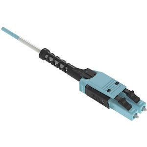 Panduit FZ2RPU1U1ONM003 Fiber Optic Patch Cord, OM4 2-Fiber 2mm PC OFNP Line Card1 Uniboot, 3m
