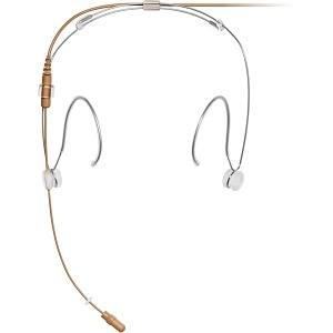 Shure DH5C/O-MTQG DuraPlex Series Omnidirectional Subminiature Headset Microphone, TA4F Connector, Cocoa