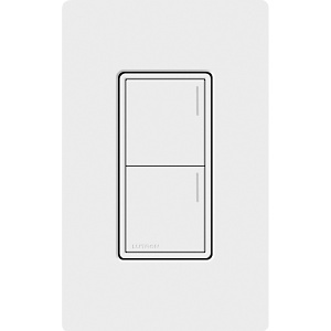 Lutron RRST-W2B-WH RadioRA Sunnata Series 2-Button Keypad, White