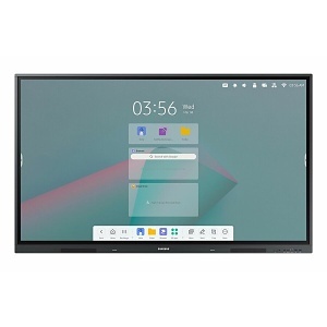 Samsung WA75C WAC Series 75" Interactive Display, Android OS, Multi-Touch, Split Screen, Black