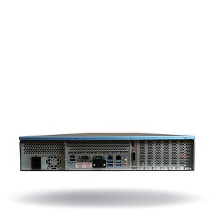 Digital Watchdog DW-BJPR2U120T Blackjack P-Rack 2U 8-Bay Chassis Server, RAID5, Windows 10 OS, 120TB