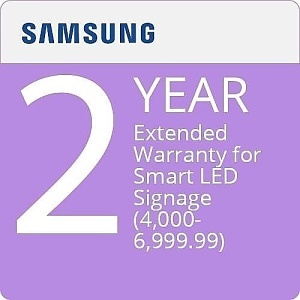 Samsung P-LE-2PXX20S 2-Year Extended Warranty for Smart LED Signage