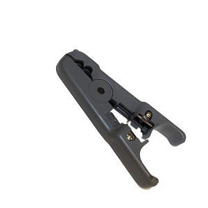 TiniFiber TFS-501B Armor Strippin with Adjustable Knob, Stainless Steel, Black