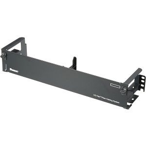 Panduit FLEX-FCM2UA HD Flex Front Cable Manager, 2RU, Black