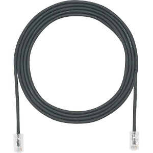 Panduit UTP28X20BL CAT6a 28 AWG Patch Cord, UTP, CM/LSZH, 20', Black