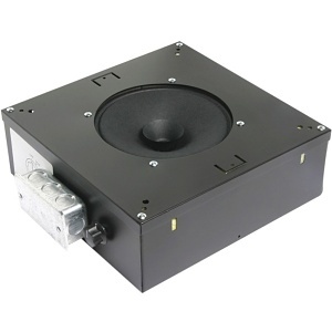 AtlasIED M812-S2T7-BX-RS 8" Cubic Sound Masking Speaker with 5W/70V Transformer and Enclosure, Black