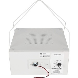 AtlasIED M1000-W 8" Dual Cone Cubic Sound Masking Speaker with 4W/70V Transformer and Enclosure, White