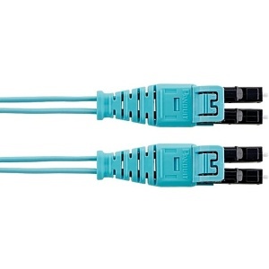 Panduit F92ELQ1Q1SNM033 Fiber Optic Patch Cord, OS2 2-Fiber 1.6mm PC LSZH Push-Pull, 33m