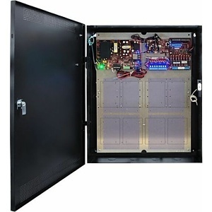 LifeSafety Power FPO150-B100D8M8NL4E4X AXIS Unified Power 6-8 Door Integrated System, Wall Mount, E4X Enclosure, 4A/12V and 4A/24V