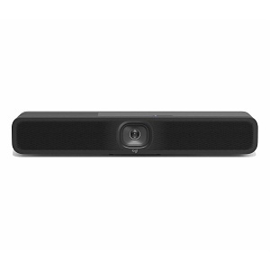 Logitech 960-001691 MeetUp 2 AI-Enabled Video Soundbar for Small Meeting Rooms and Spaces, Black