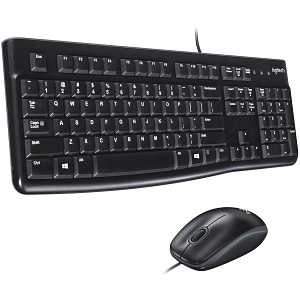 Logitech 920-002565 MK120 Corded Keyboard and Mouse Combo