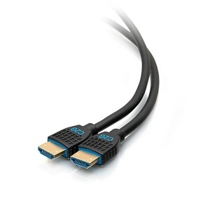 C2G C2G10376 Performance Series Ultra Flexible High Speed HDMI Cable with Ethernet, 3', In-Wall CMG Rated, 60Hz, M/M, Black
