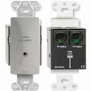 RDL DS-TPS7A Series Format-A Passive Single-Pair Sender, Stainless Steel