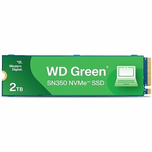 WD WDS200T3G0C Green SN350 Solid State Drive, 2TB, PCIe NVMe