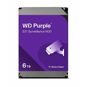 WD WD64PURZ Purple Surveillance HDD, 6TB