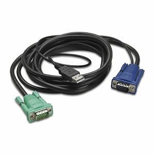 APC AP5822 Integrated Rack LCD/KVM USB Cable, 10'