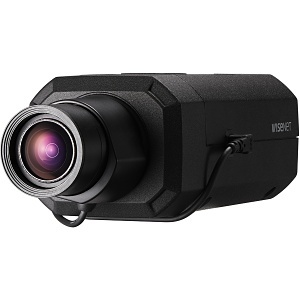 Hanwha PNB-A6001/KAP Series 2MP AI WDR Box IP Camera, Lens Not Included, Black, TAA Compliant