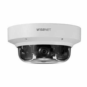 Hanwha PNM-9084QZ1/KUS Series x 2MP Multi-Directional PTRZ IP Camera, 3-6mm Motorized Varifocal Lens, White, TAA Compliant