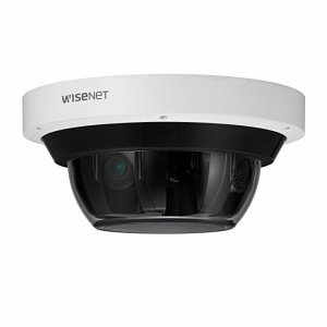Hanwha PNM-9084RQZ1/KUS Series x 2MP Multi-Directional PTRZ IP Camera, 3.2-10mm Motorized Varifocal Lens, White, TAA Compliant
