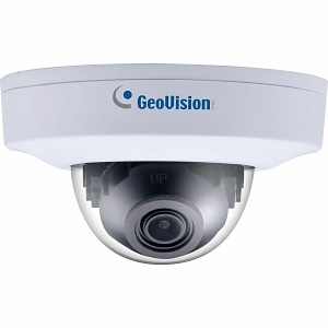 GeoVision GV-TFD4800 4MP Indoor Super Low Lux WDR Pro IR Mini Dome IP Camera, 2.8mm Fixed Lens, White