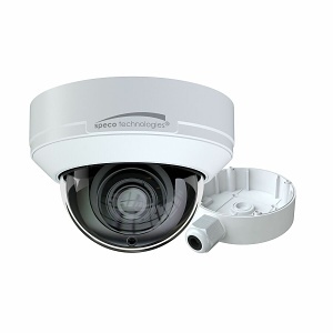 Speco O4VD2M 4MP IP Dome Camera, 4x, IR, IP67, White