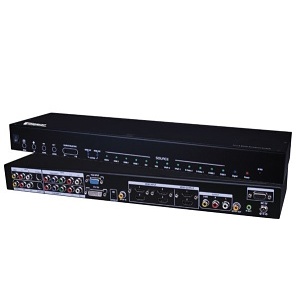 Vanco 280595 720p/1080p 12 by Multi Function Switch/Scaler, Black