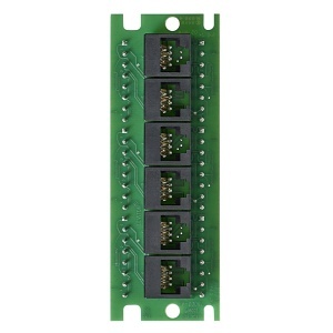 Leviton 476TM-EX6 CAT5(e) 6-Port Twist and Mount Expansion Board