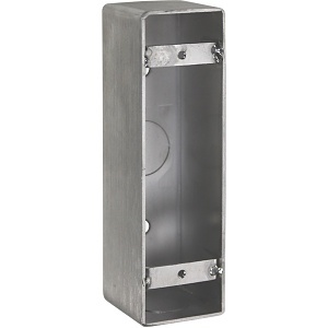 STI KIT-BB0SS Slim Mullion Surface Mount Back Box for NoTouch Stainless Steel Button