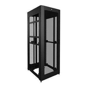Middle Atlantic SNE30D-4542-P1AB SNE Series Rack Wide Security Network Enclosure with Passive Cooling, 42" Deep, 45 RU, Black