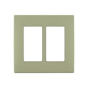 Leviton REWP2-PS Renu 2G Snap-On Wall Plate, Weatherproof, Prairie Sage