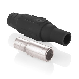 Leviton 22L25-SE 22 Series Female Plug, 350-500, Black