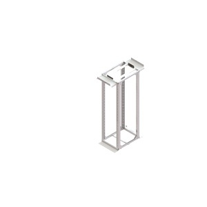 Ortronics MM20730ADJ12-W MM20 Rack, 7' X 30" Adjustable 12-24 4 Post, White