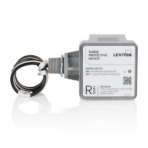 Leviton R2120-B Type 1 Surge Protective Device, 120/240V AC, Split Phase