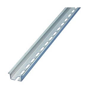 nVent CADDY 557850 Perforated Symmetric Profile DIN Rail, 1.38"x0.3"x6.6'x0.04"