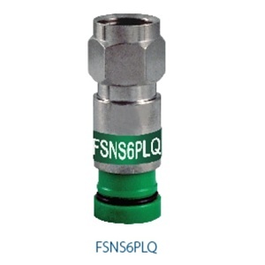 West Penn FSNS6PLQ-25 ProSNS RG-6 Plenum "F" Coax Compression Connector