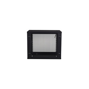 APC AR109 NetShelter 9U Wall Mount Rack Cabinet Single Hinged Switch Depth Unassembled