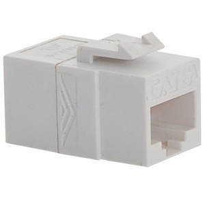 ICC IC107C6AWH CAT6A RJ45 Keystone Coupler for HD Style, White