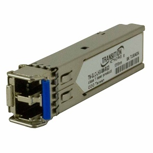 Lantronix TN-GLC-LHX-SM-RGD Cisco Compatible Gigabit SFP Module, 1000Base-LX 1310 nm Single Mode LC with DMI 22.0 dB