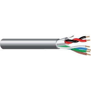 West Penn AQC369GY1000 22/6 Solid bare Copper Conductor, Unshielded/Shielded with Blueseal Tape and Overall Jacket