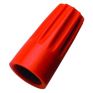 IDEAL 30-073 Wire-Nut In-Sure Series Wire Connector, 100-Pack, Orange