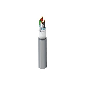 Belden 5541P1 1000' Coaxial Stranded Shielded Cable, PVC Riser-CM, 22/2, BC, Black