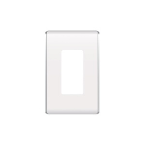 On-Q WP5001-WH Studio Wall Plate, 1-Gang, White