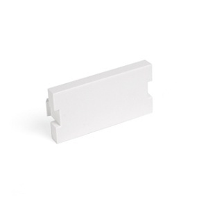 Leviton 41291-1BW Wall Plate Insert, Blank Insert, 1U