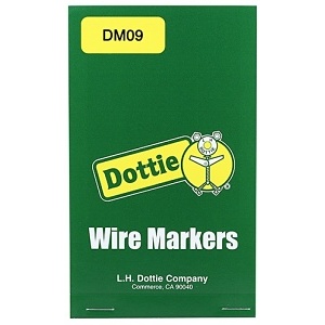 Dottie DM09 Wire Marker Books (0-9)