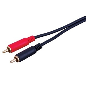 Vanco AGH272X 6' Premium Gold Plated OFC Stereo Dual RCA Plugs