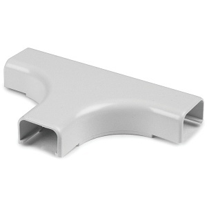 HellermannTyton TSR3W-21-1 Cable Raceway Fitting, Raceway Tee Cover, 1-3/4", 1" Bend Radius, White