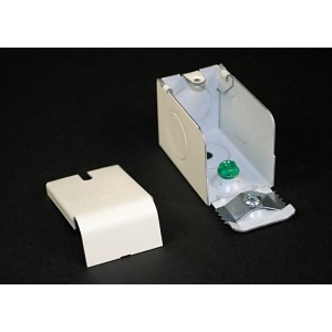 Wiremold WH2010A2 Entrance End Fitting, White, TAA Compliant