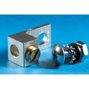 Ortronics 60400010 Single Conductor Ground Lug for AWG to 14 AWG Conductors